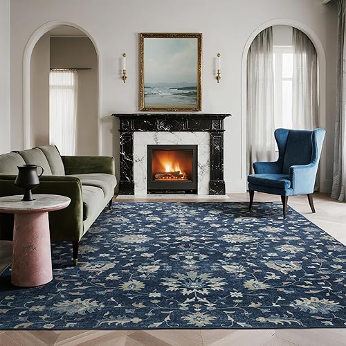 Miniatura 7 de Alfombra abstracta moderna de 3 x 5, antideslizante, resistente a las manchas, lavable, con respaldo de goma, alfombra de suelo que no desprende