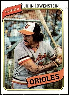 1980 Topps # 287 John Lowenstein Baltimore Orioles (Baseball Card) NM Orioles
