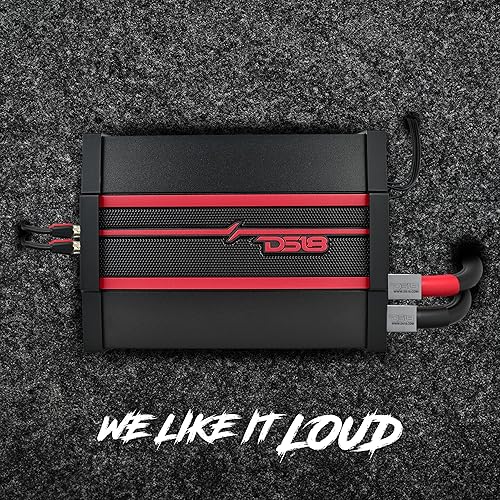 Miniatura 6 de DS18 CANDY-X4B Amplificador para automóvil de 4 canales clase D, potencia máxima de 1600 W RMS, 4 x 120 W a 4 ohmios, 4 x 200 W a 2 ohmios y 2 x 350