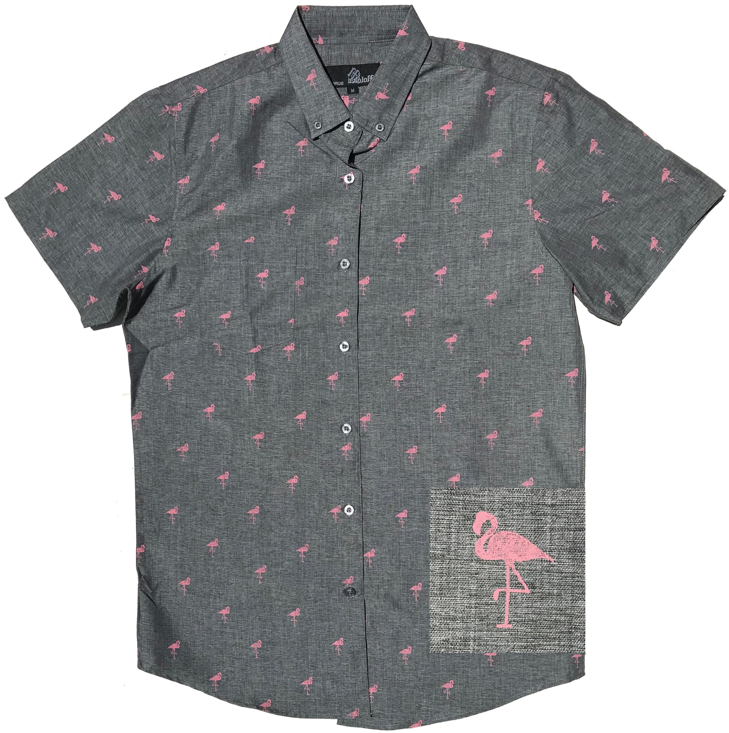 Molokai Surf Button Down Slim Fit Hawaiian Short Sleeve Shirts