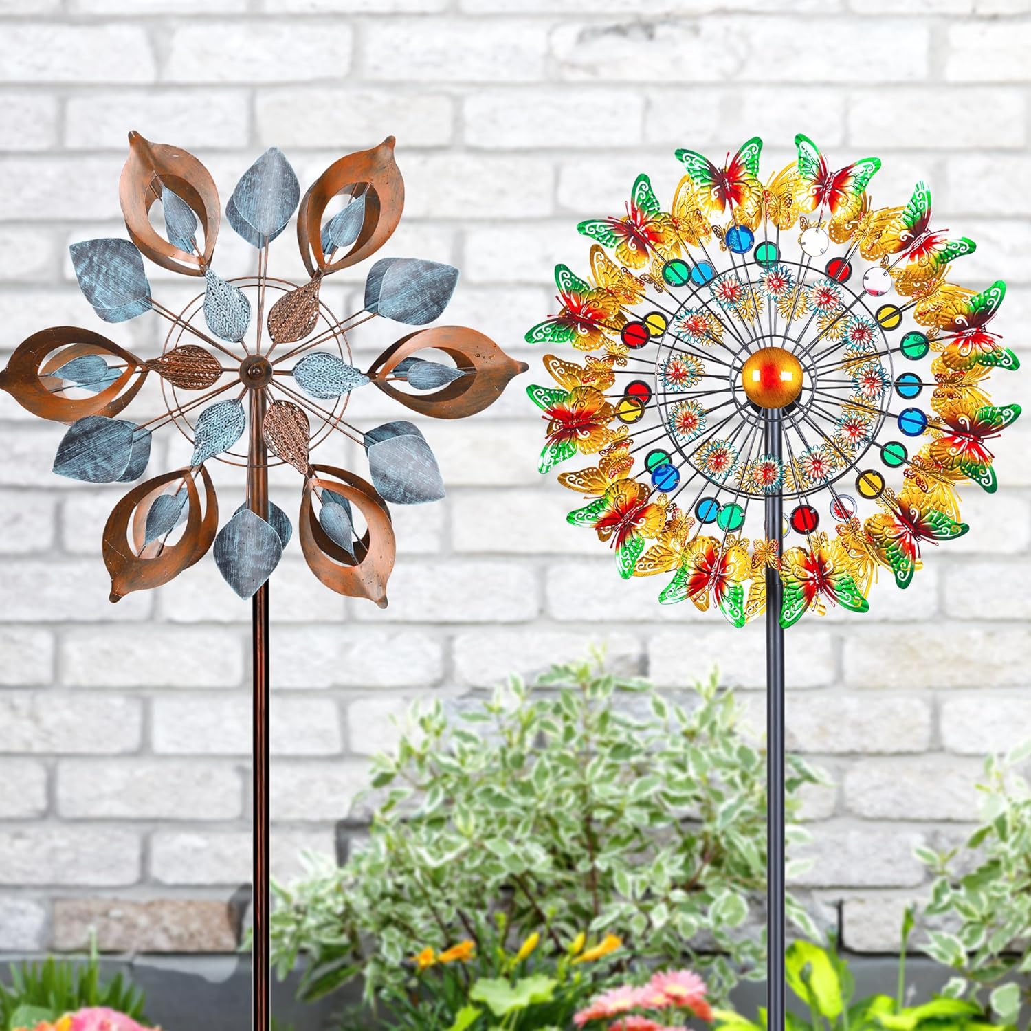 copperlily Wind Spinner and Butterfly Wind Spinner
