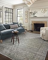 Vista 119 de Loloi Jean Stoffer Katherine Collection KES-02 Ocean/Coral 2'-7'' x 10'-0'', .25" Pile Height, Runner Rug