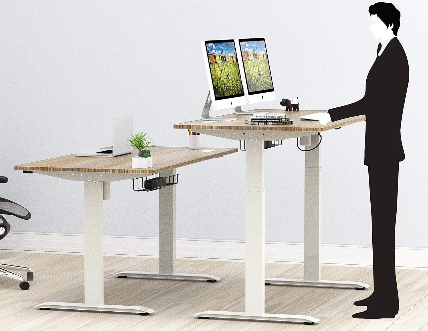 Buy SHW Memory Preset Electric Height Regulable Standing Desk 48 X 24 