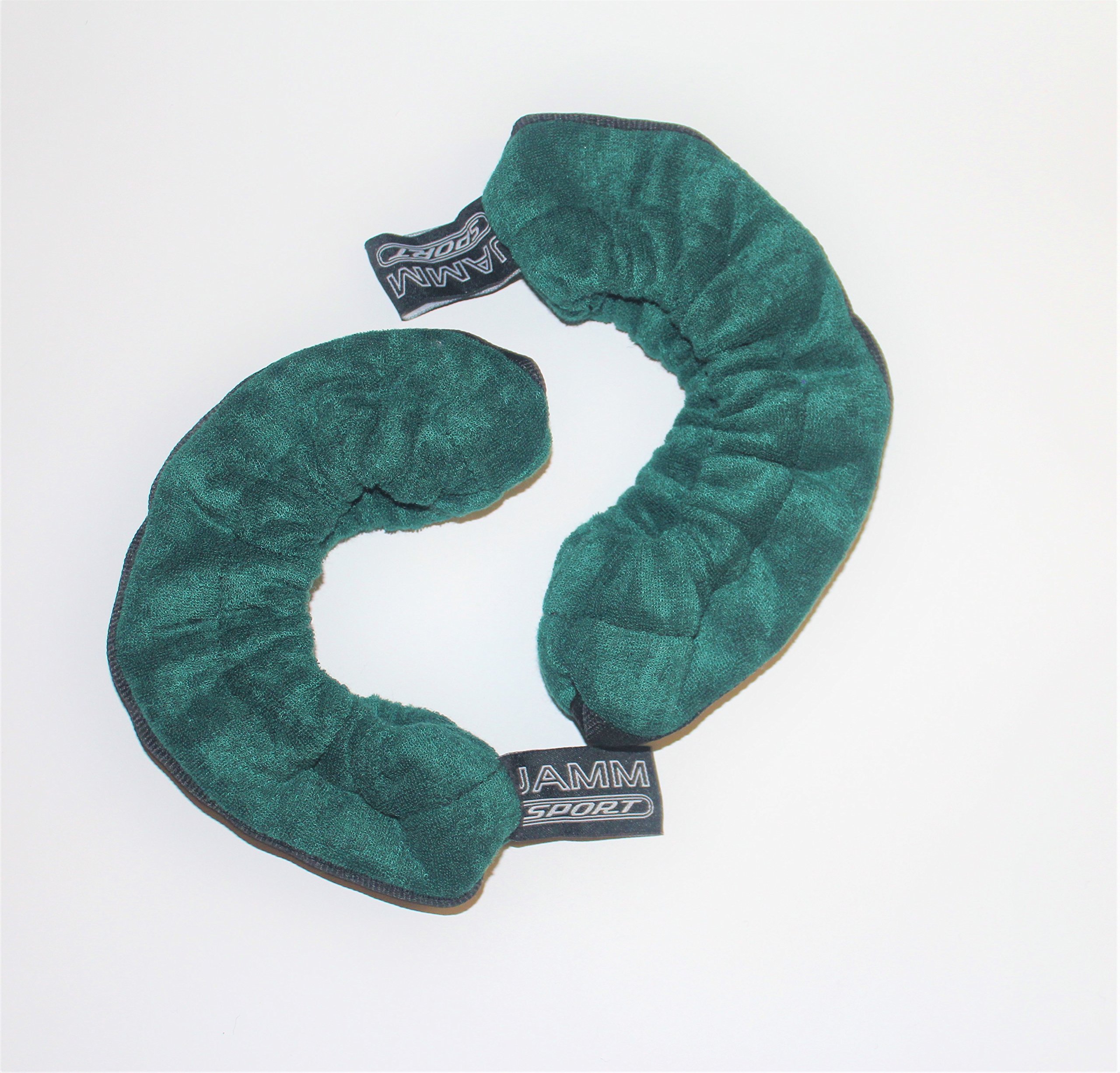 JammTerry Cloth Ice Skate Blade Soaker, Dark Green, Large