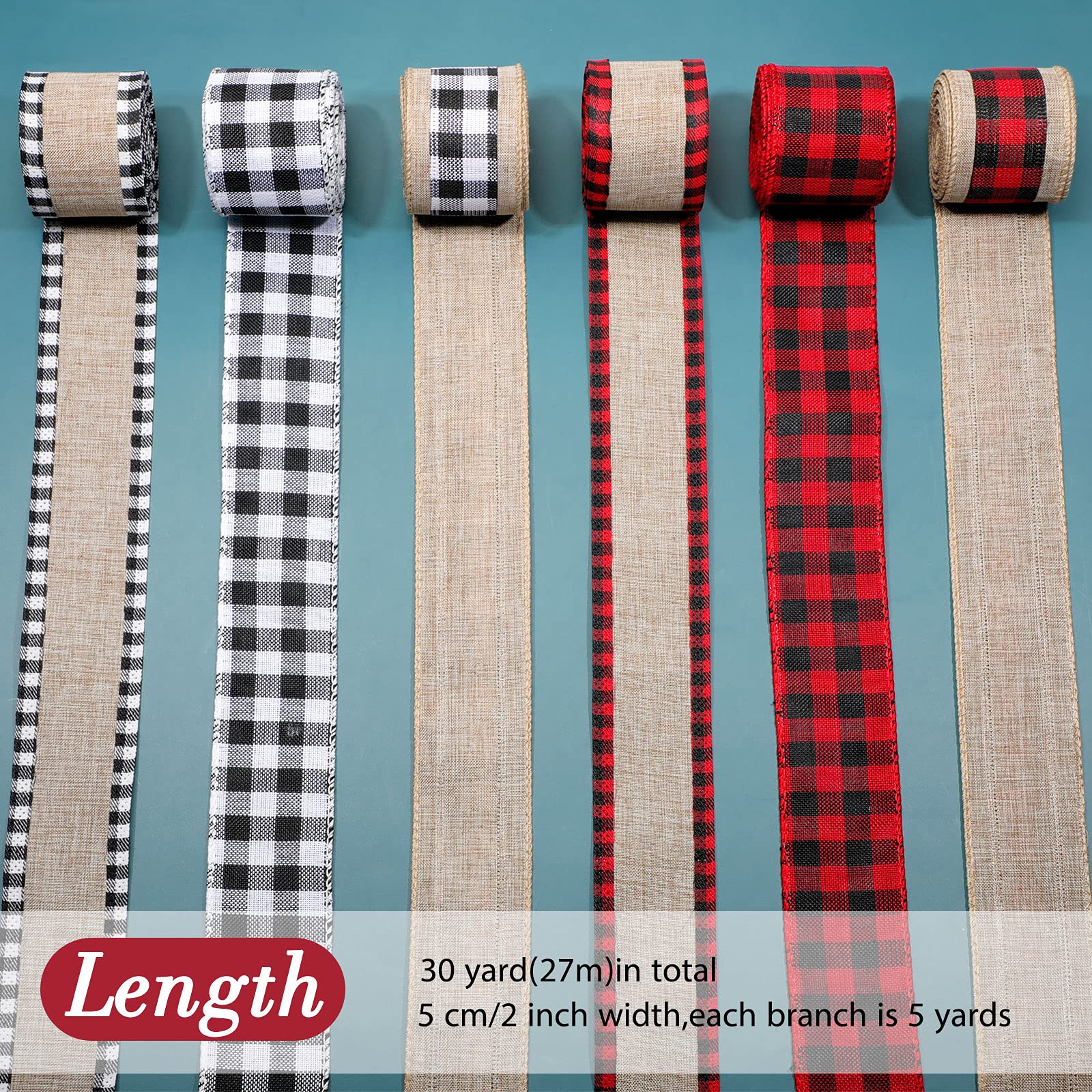 Nutcrackers on Canvas Wired Edge Ribbon - 10 Yards (White, 2.5 Inch)