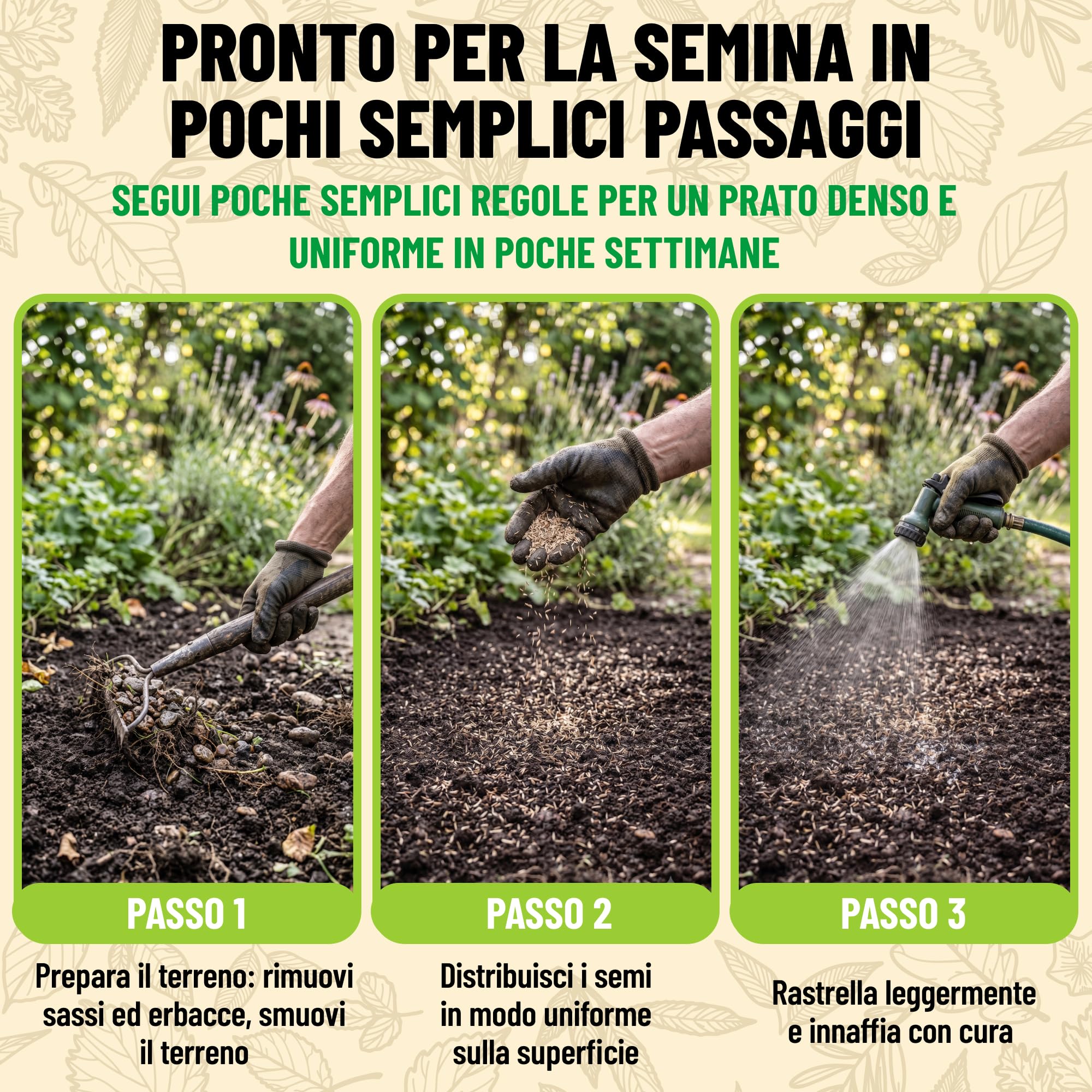 BIOEXXE Semillas Cesped Resistente Raigrás Inglés 160 m² - Festuca Arundinacea Grama Gruesa Crecimiento Rápido - Semillas de Césped Repoblador Rápido