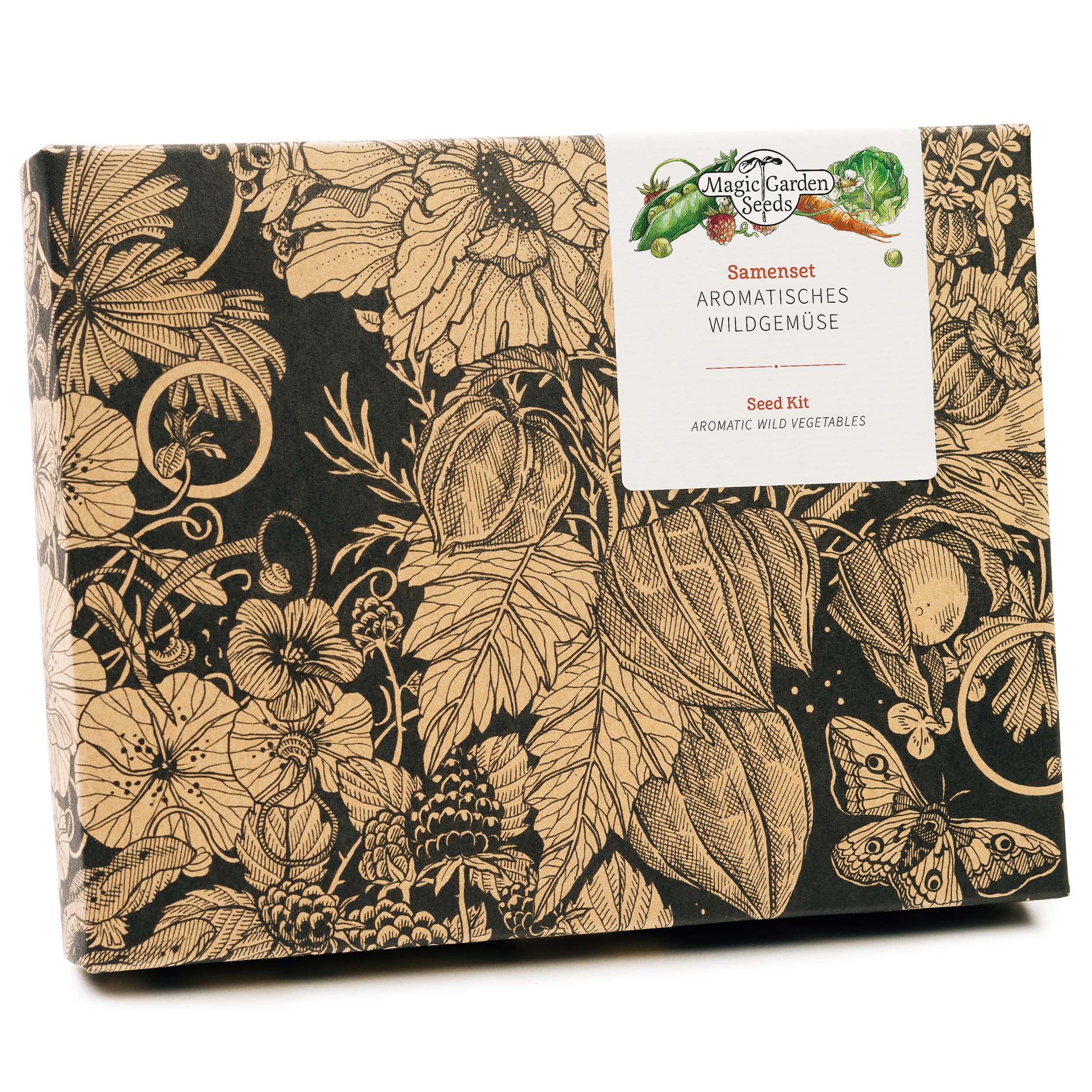 Les légumes sauvages - Coffret cadeau de semences avec 8 espèces plutôt inconnues pour le jardin