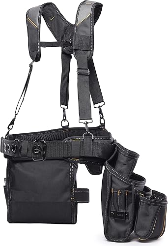 Miniatura 3 de ToughBuilt - Soporte de suspensión Pro Carpenter con bolsillos - Resistente, de lujo, calidad premium, duradero - Tamaño ajustable - (TB-302-6)