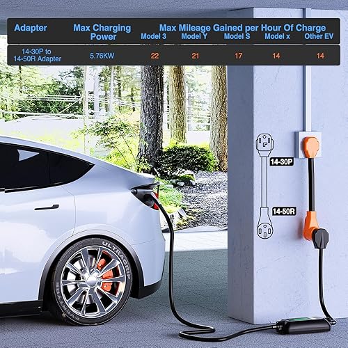 Miniatura 53 de Nilight - 50033R Adaptador de enchufe RV de 18 pulgadas, 50 amperios a 30 amperios, adaptador eléctrico de Dogbone de alta resistencia con mango 115G