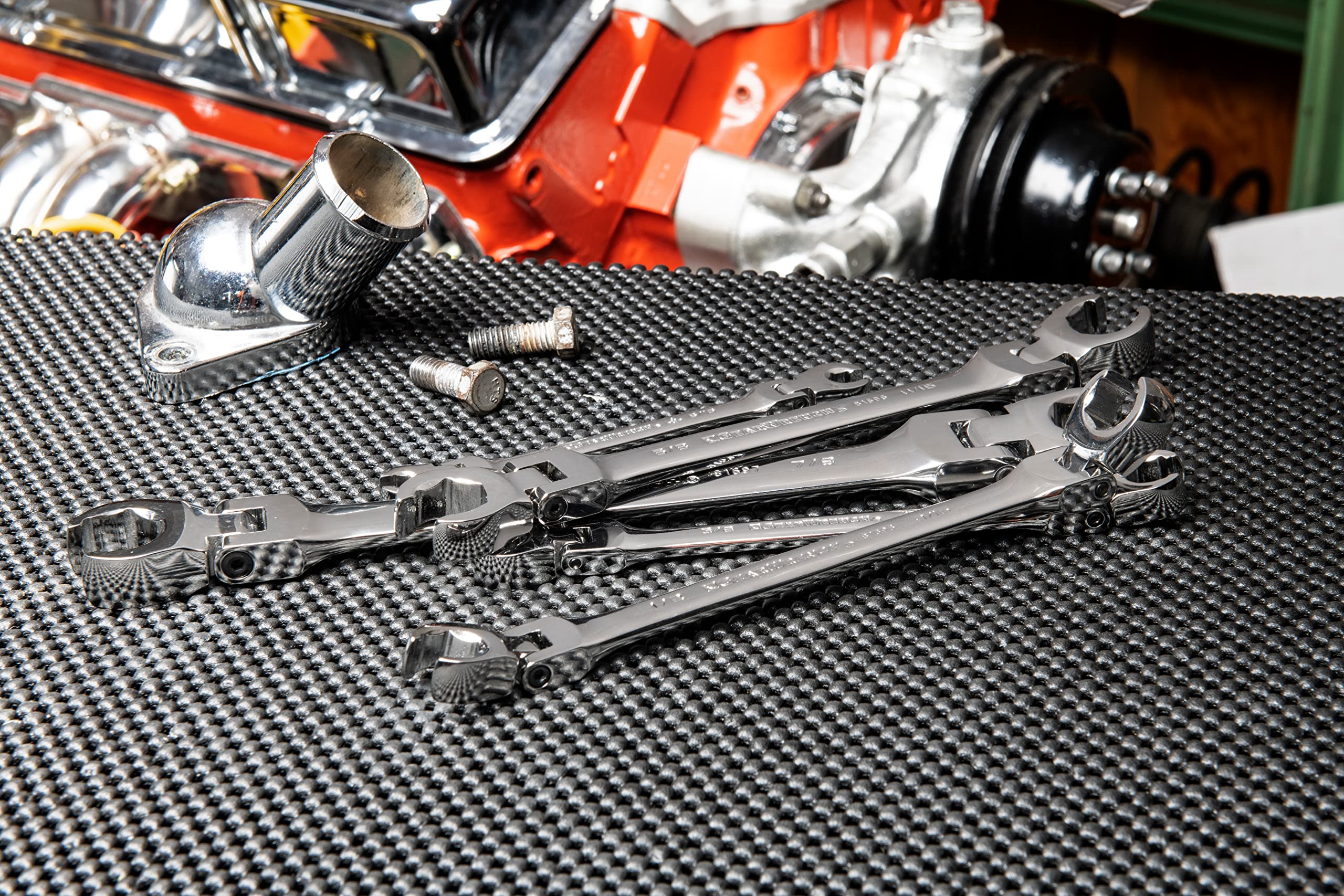 GearWrench Juego de 5 llaves para tuercas de cabeza flexible, SAE - 81910