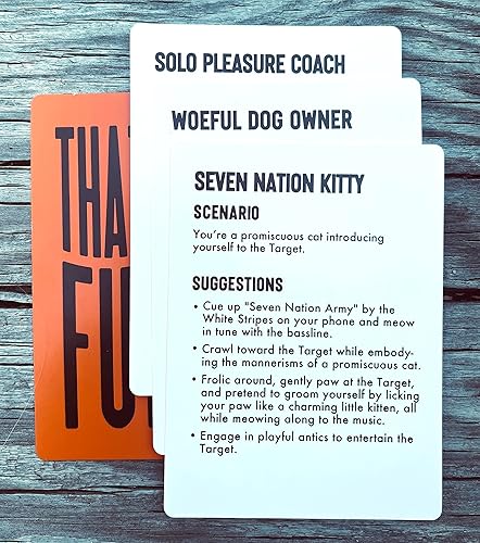 Miniatura 5 de Pilgrim Soul That's NOT Funny - Un juego de fiesta para personas que aman reír - 150 cartas ridículas de juego de rol - Juegos de temas divertidos