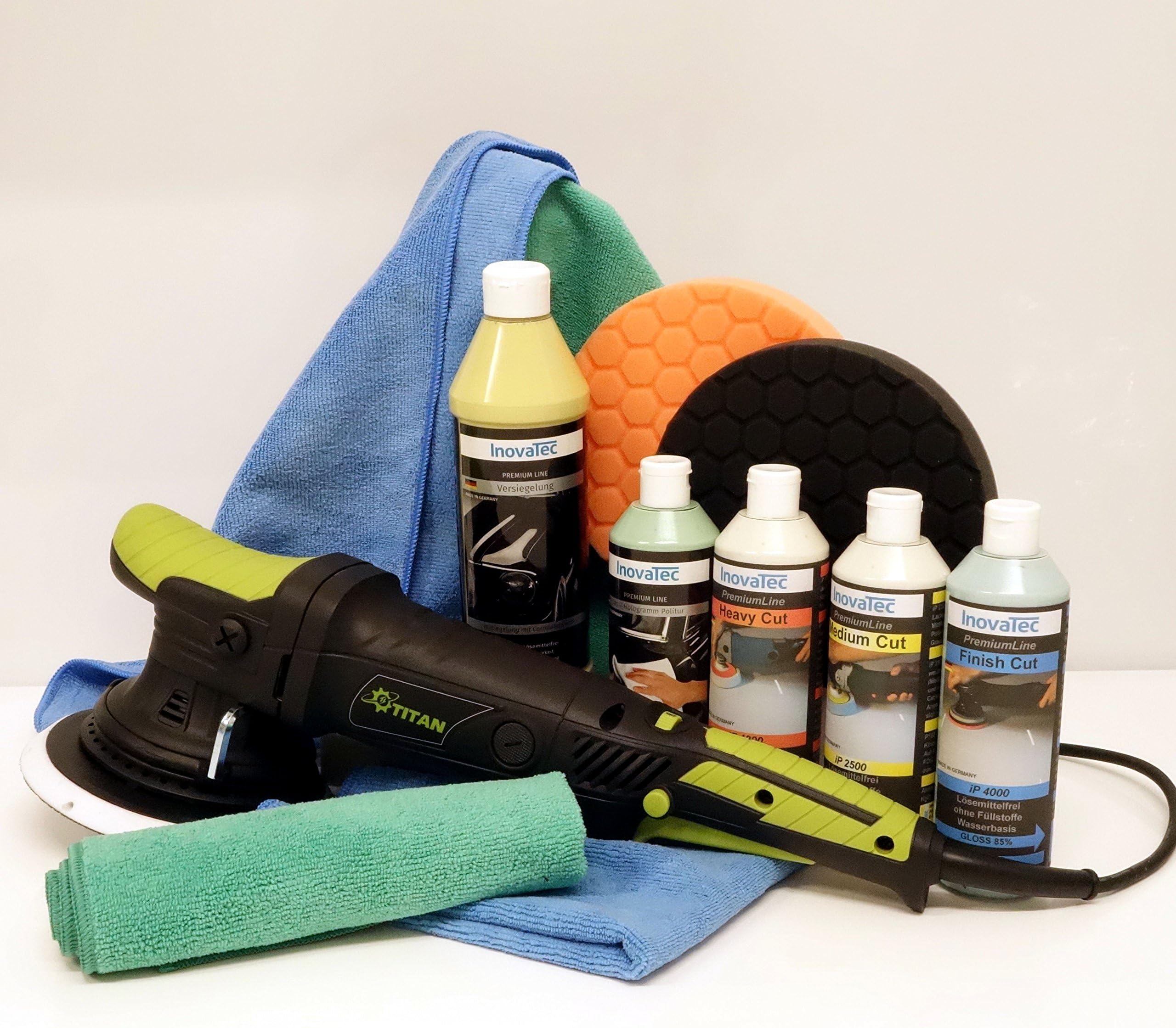 Titan TDA21 Dual Action Eccentric Polishing Machine Set