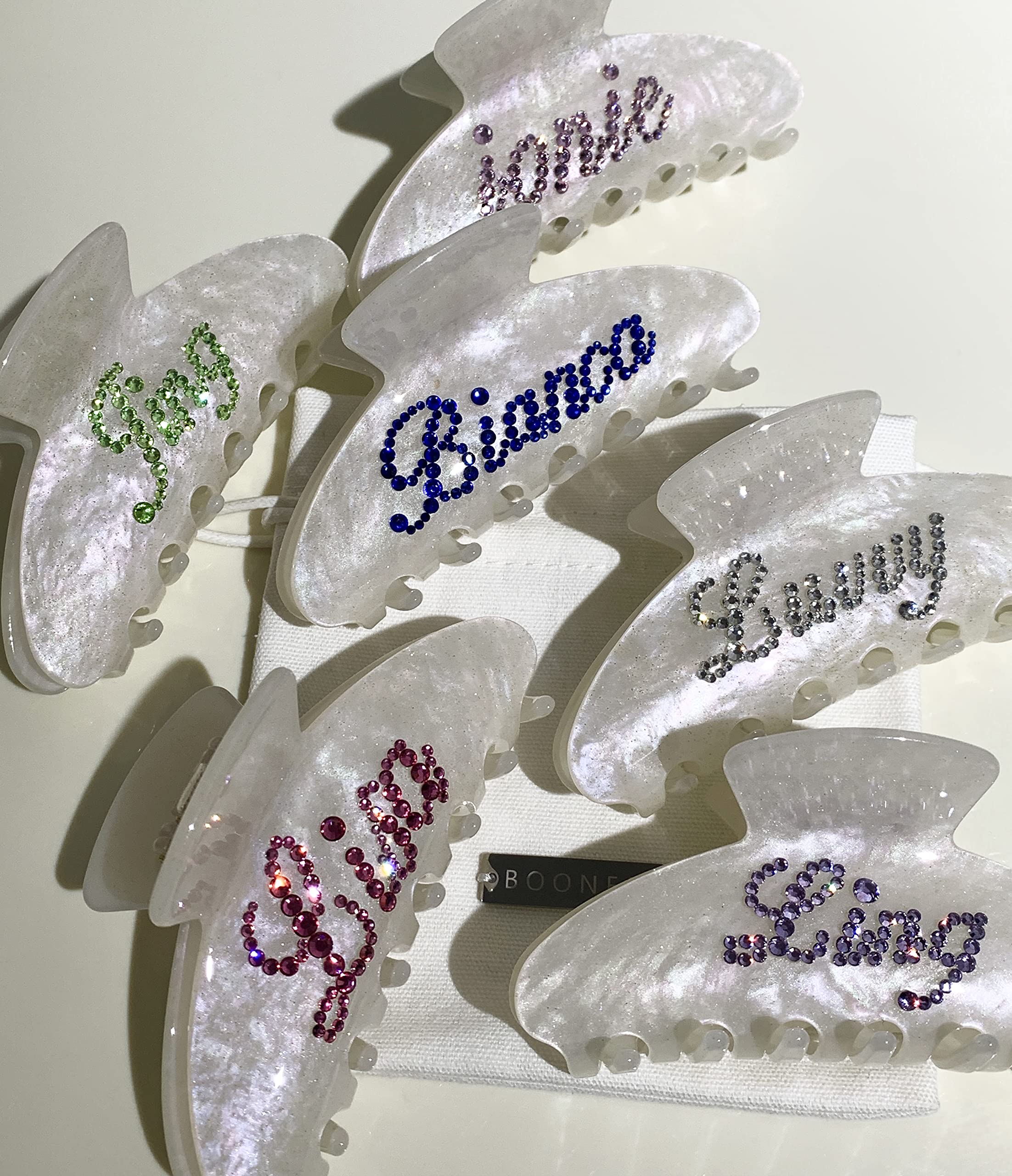 Amazon.com : Custom Hair Claw Clips for Women Personalized  display picture 1