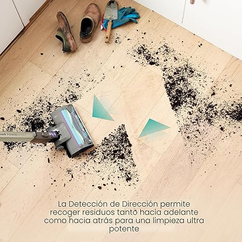 Miniatura 7 de Shark Aspiradora inalámbrica con filtro HEPA, PowerDetect Clean & Empty, potente succión, sistema de vacío automático, recogida de pelo de mascotas,