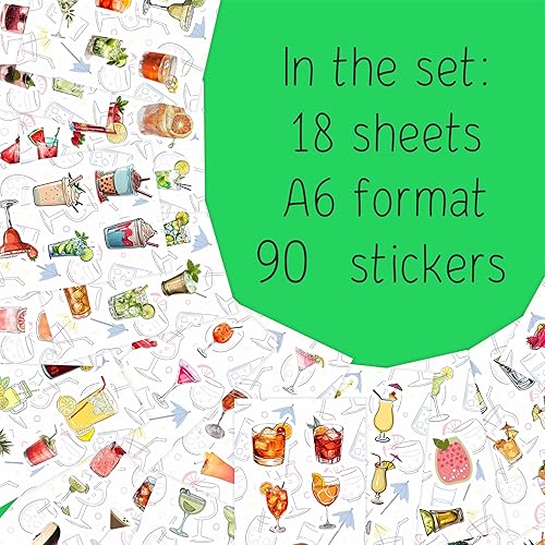 Vista 210 de BulbaCraft 100 calcomanías de baile para botella de agua, calcomanías de baile para álbumes de recortes, regalos para bailarines, regalos