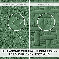 Vista 17 de Love's cabin - Juego de edredón tamaño King, color marrón, colcha de verano, microfibra ligera, estilo moderno de monedas, para todas