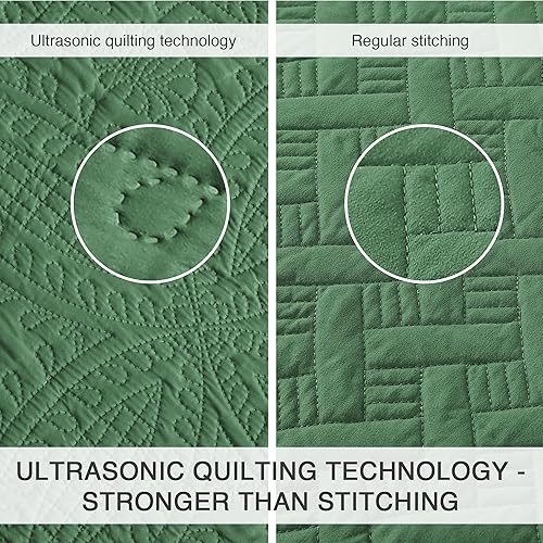 Vista 17 de Love's cabin Colchas para cama Queen de color blanco, colcha suave de verano, colcha de microfibra ligera, colcha de estilo moderno