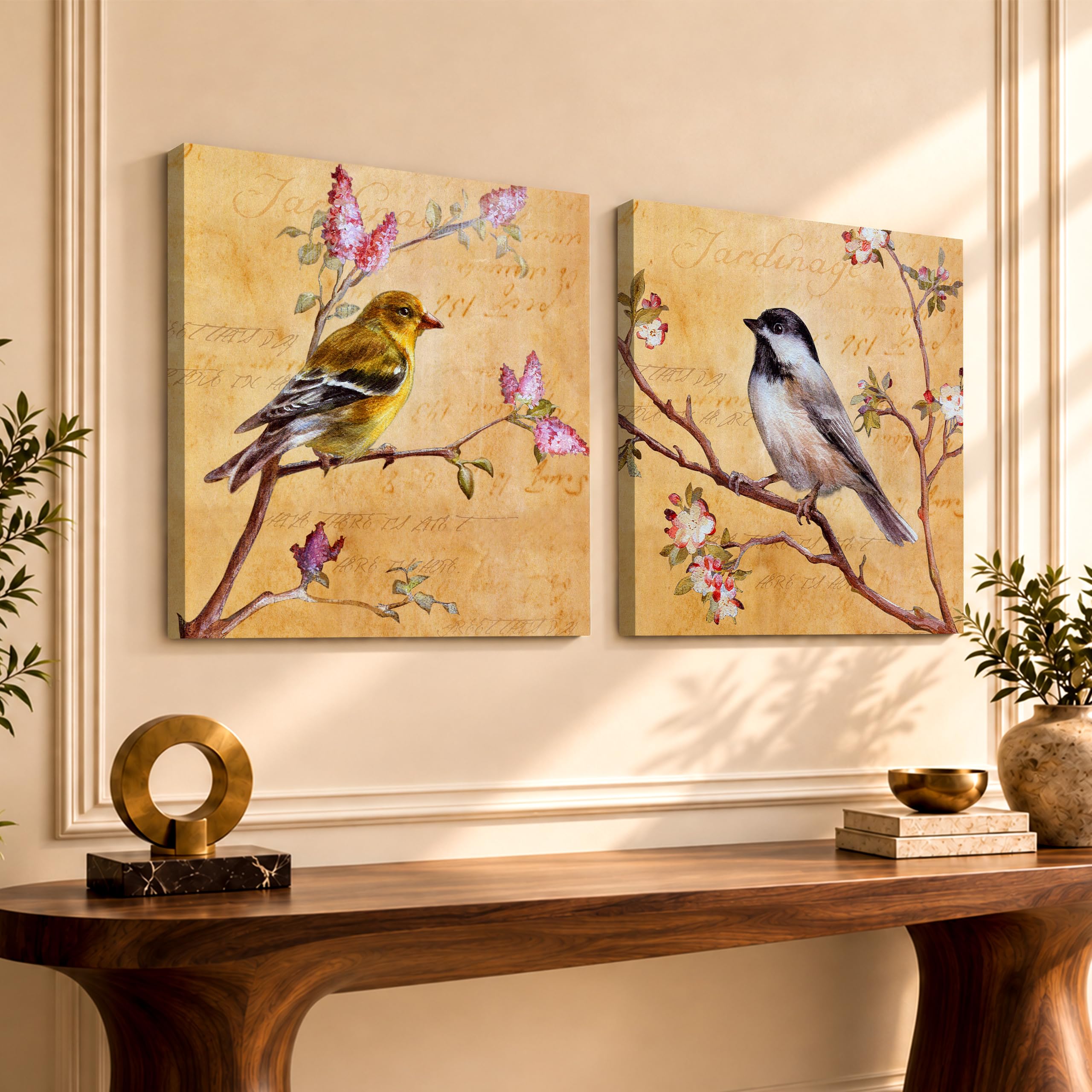 Vintage Floral Canvas Painting - Wall Art -12 Vintage Floral Canvas Painting - Wall Art -12