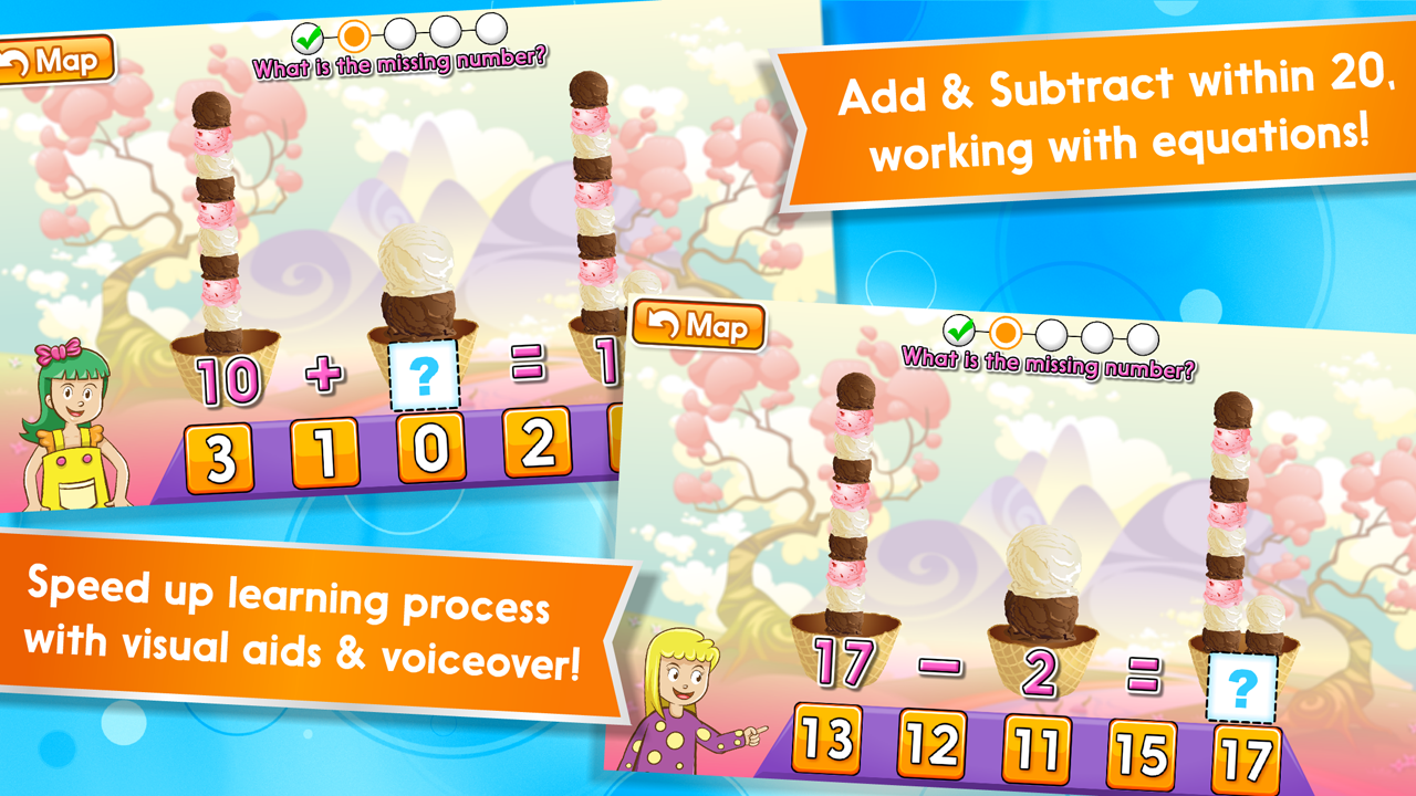 Explorer Math App Exploriverse Math Ice Cream - App on Amazon Appstore