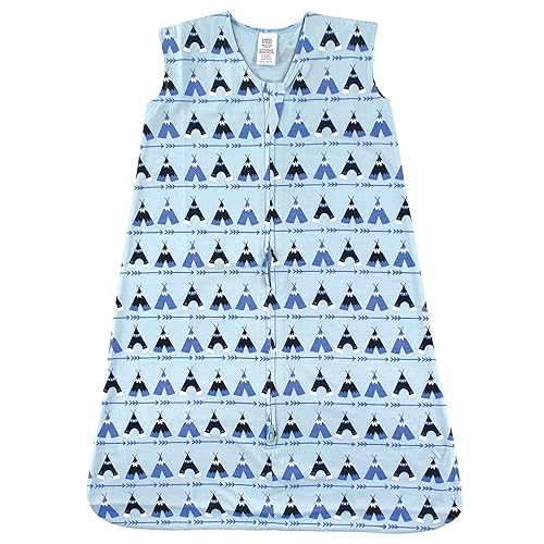 Luvable Friends - Saco de dormir para bebé sin mangas, diseño unisex, Saco de dormir de algodón sin mangas, saco de dormir, manta, 6-12 meses