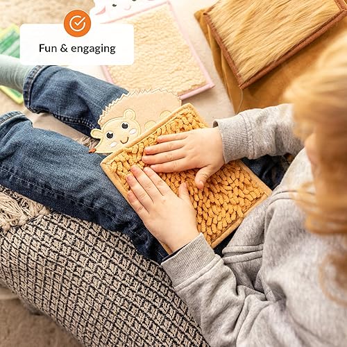 Vista 6 de ODOXIA Alfombrillas sensoriales para niños autistas Azulejos sensoriales para niños Panel de pared sensorial Alfombrillas sensoriales