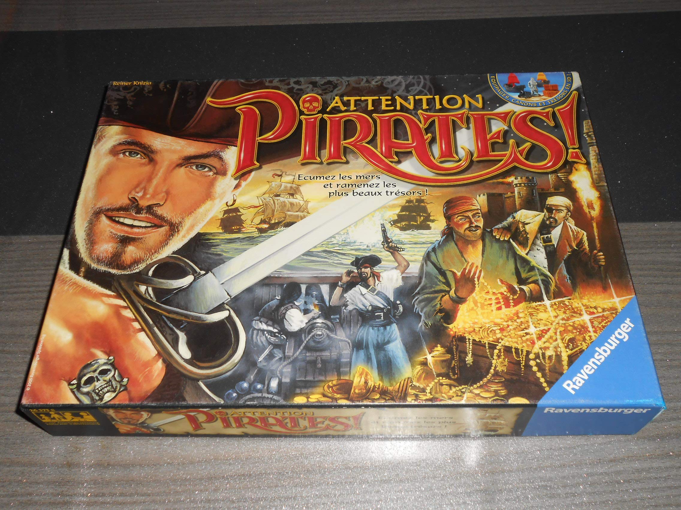 Ravensburger – Juego de Mesa para niños – atención Pirates