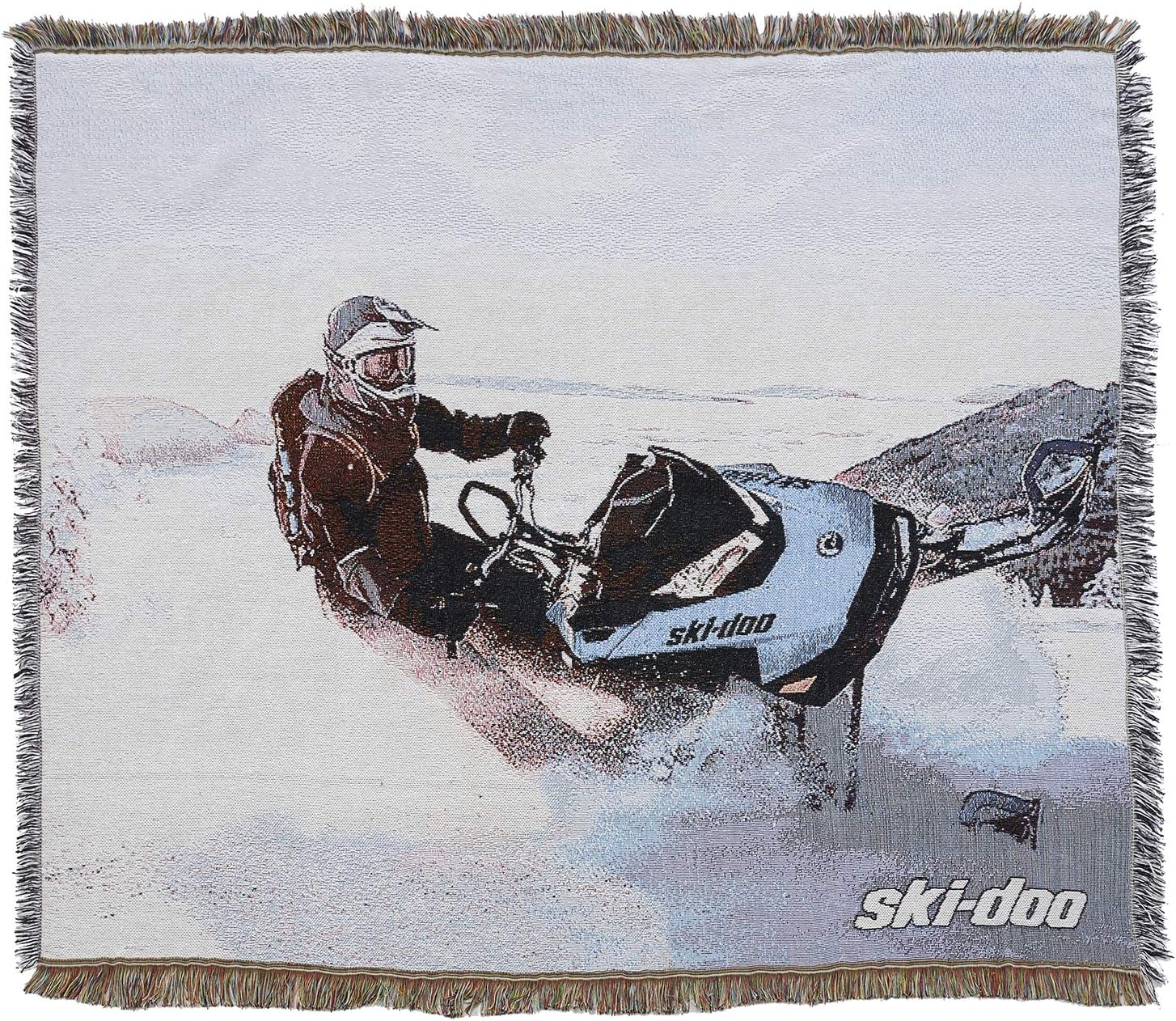 Ski-Doo Jacquard Throw Blanket, 50" x 60", Multicolored