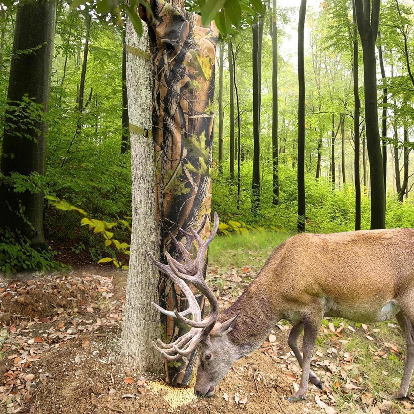 Deer Feeder Bag, Grande capacità Deer Corn Feeder, Leggero Deer Feeder Bag, Alimentatore di caccia all'esterno, Mangiatoia per cervi portatile, Mangiatoia per cervi portatile, Mangiatoia per cervi