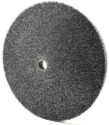 EXL - Rueda unitizada, carburo de silicio, 6 pulgadas de diámetro x 12 pulgadas de ancho x eje de 12 pulgadas, 2S fino, (paquete de 1)