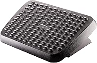Fellowes 48121 Standard Footrest - Adjustable Height, Free-Floating Platform & Textured Massage for Ergonomic Comfort