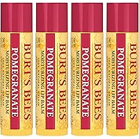 Vista 9 de Burt's Bees Bálsamo labial - Granada, hidratante labial con cera de abejas de origen responsable, sin tinte, tratamiento acondicionador de origen