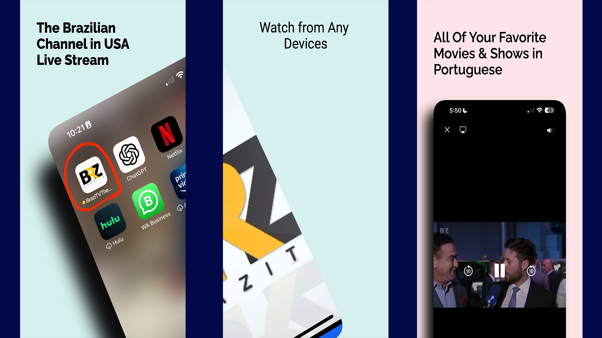 BraziTV – Brazilian Live TV - Aplicativo na Amazon Appstore