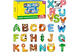 Grand Alphabet Adventure: Unlocking Literacy with Magnetic Animal Magnets