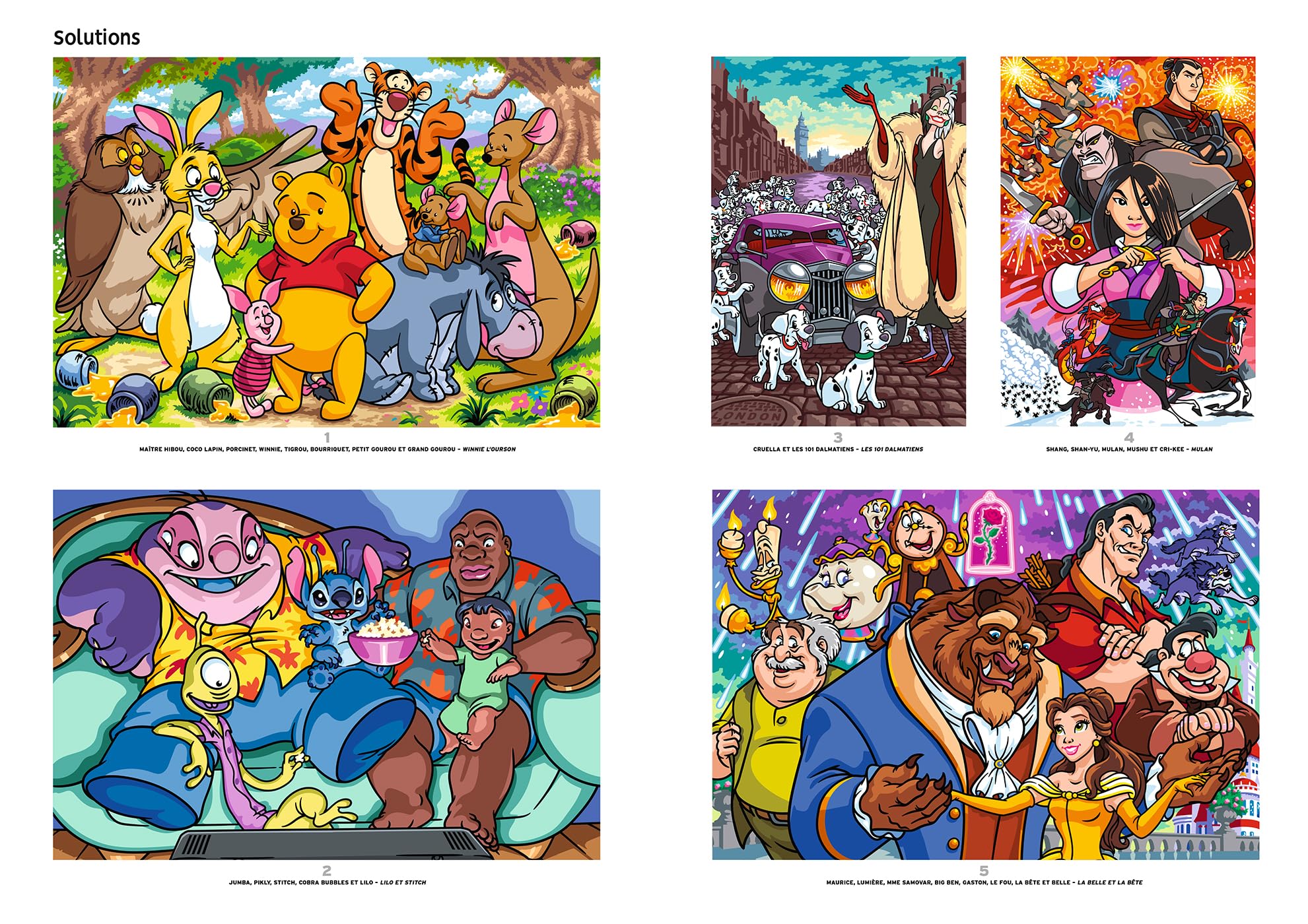 Coloriages mystères Disney très grands classiques: Colorie les chiffres et découvre l'image
