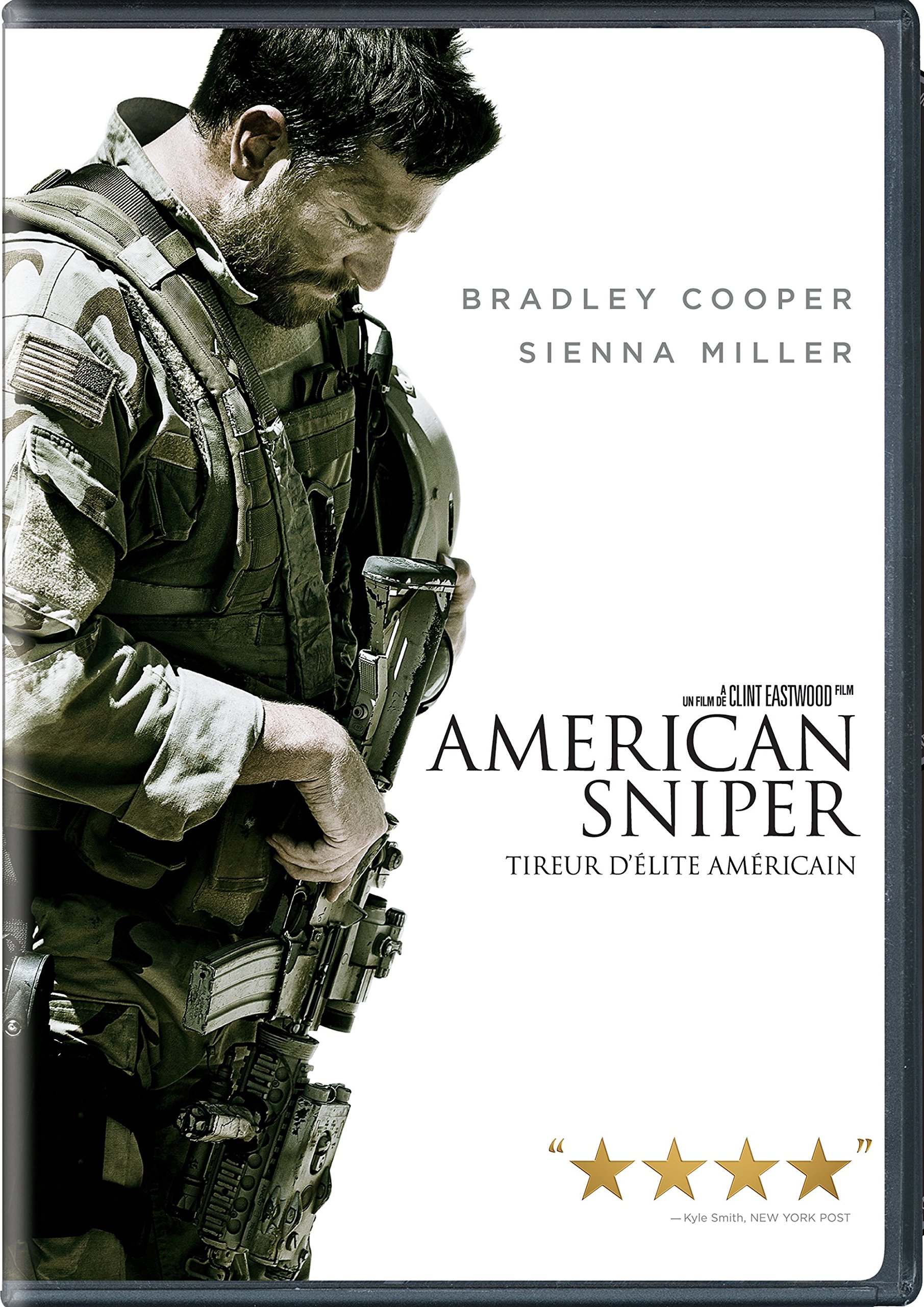 American Sniper DVD 2015 película bélica Clint Eastwood formato cinematográfico original canadiense