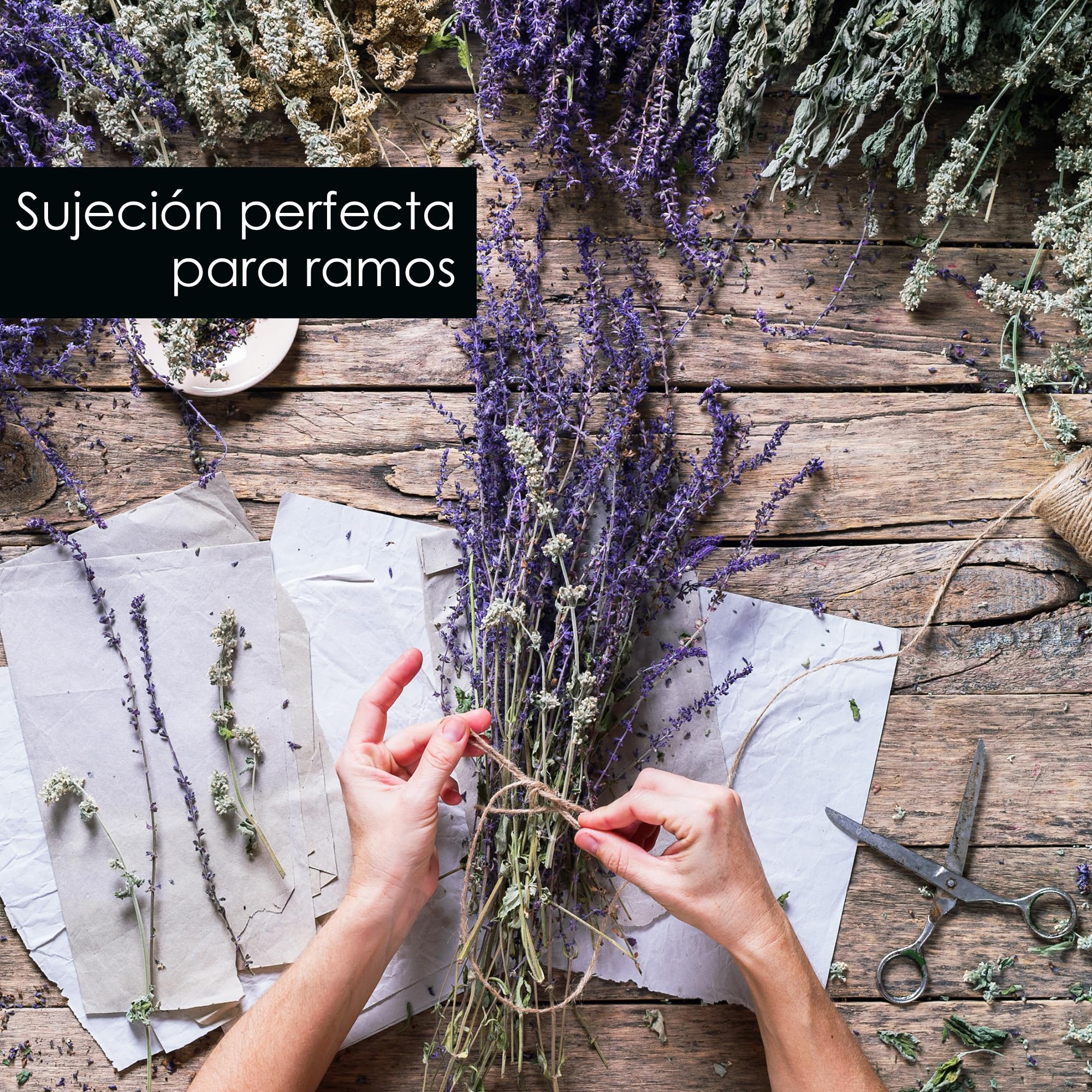 OfficeTree Cuerda Manualidades 100 m - Cuerda de Yute 1 Rollo - Producto Natural de para el Hogar, Jardinería, Artesanía y Decoración