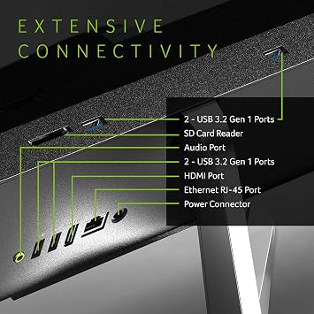 Acer Aspire C24-963-UR14 AIO Desktop, 23.8 Full HD Display, 10th Generation Intel Core i5-1035G1, 12GB DDR4, 512GB NVMe M.2 SSD, 802.11ac WiFi 5, Wireless Keyboard and Mouse, Windows 10 Home