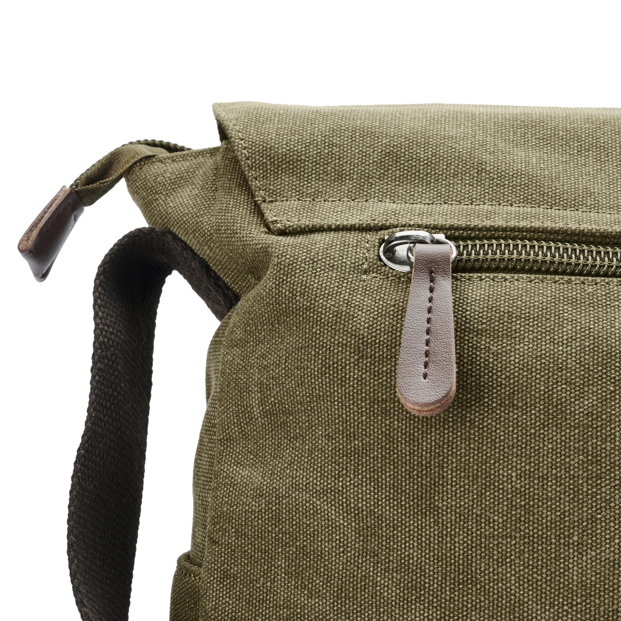 Trendhim Borsa a tracolla da uomo, in tela, leggera, con tracolla regolabile e tasche multiple, perfetta per lavoro, scuola e uso quotidiano