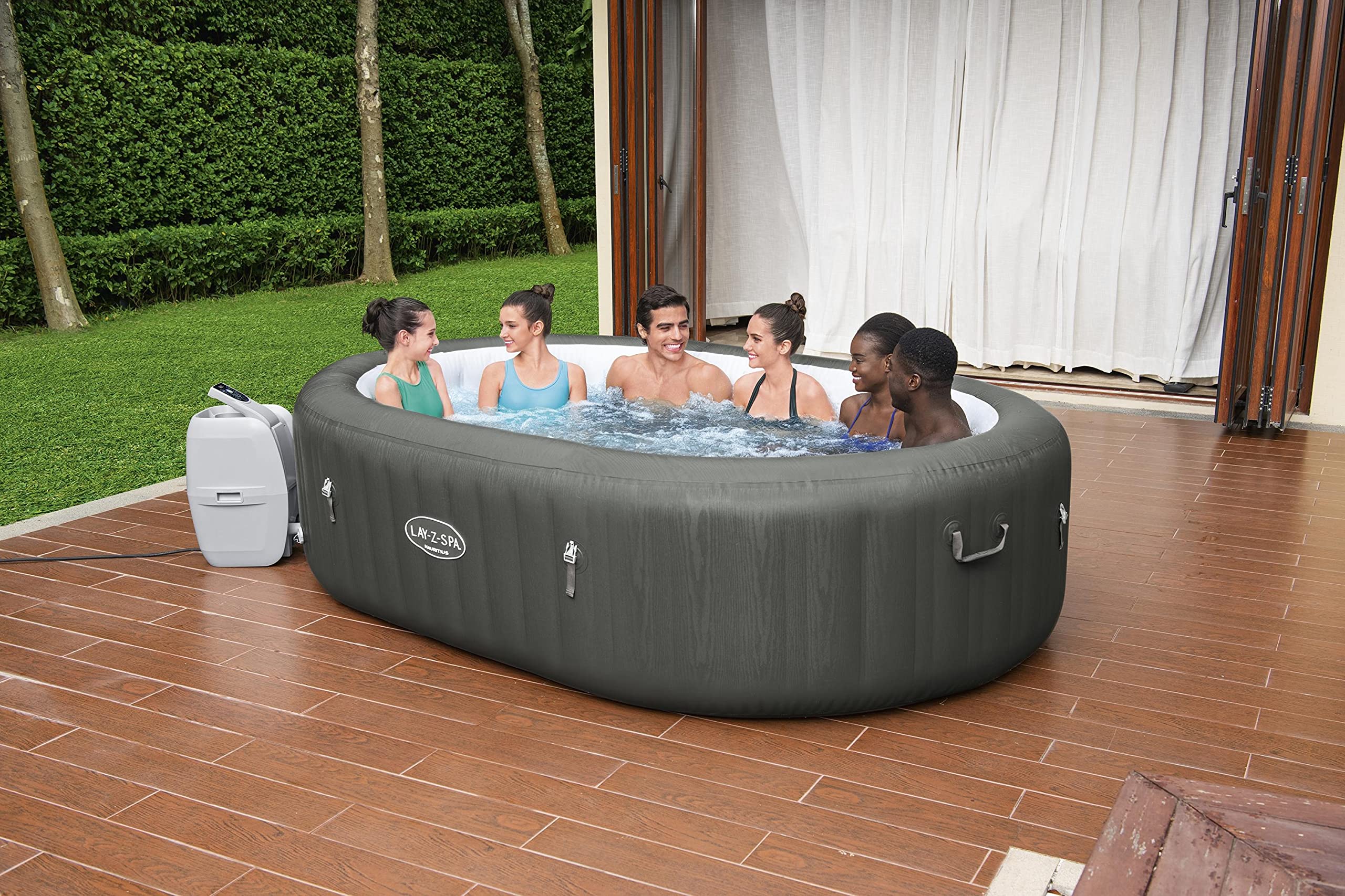 Bestway® Lay-Z-SPA® Whirlpool Mauritius AirJet™ 270 x 180 x 71 cm, oval
