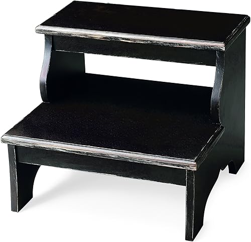 BUTLER MELROSE ASH BURL STOOL