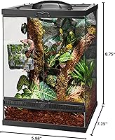 Vista 10 de Zilla cueva de roca de decoración vertical 8.75 x 5.875 x 7.25 pulgadas, gris