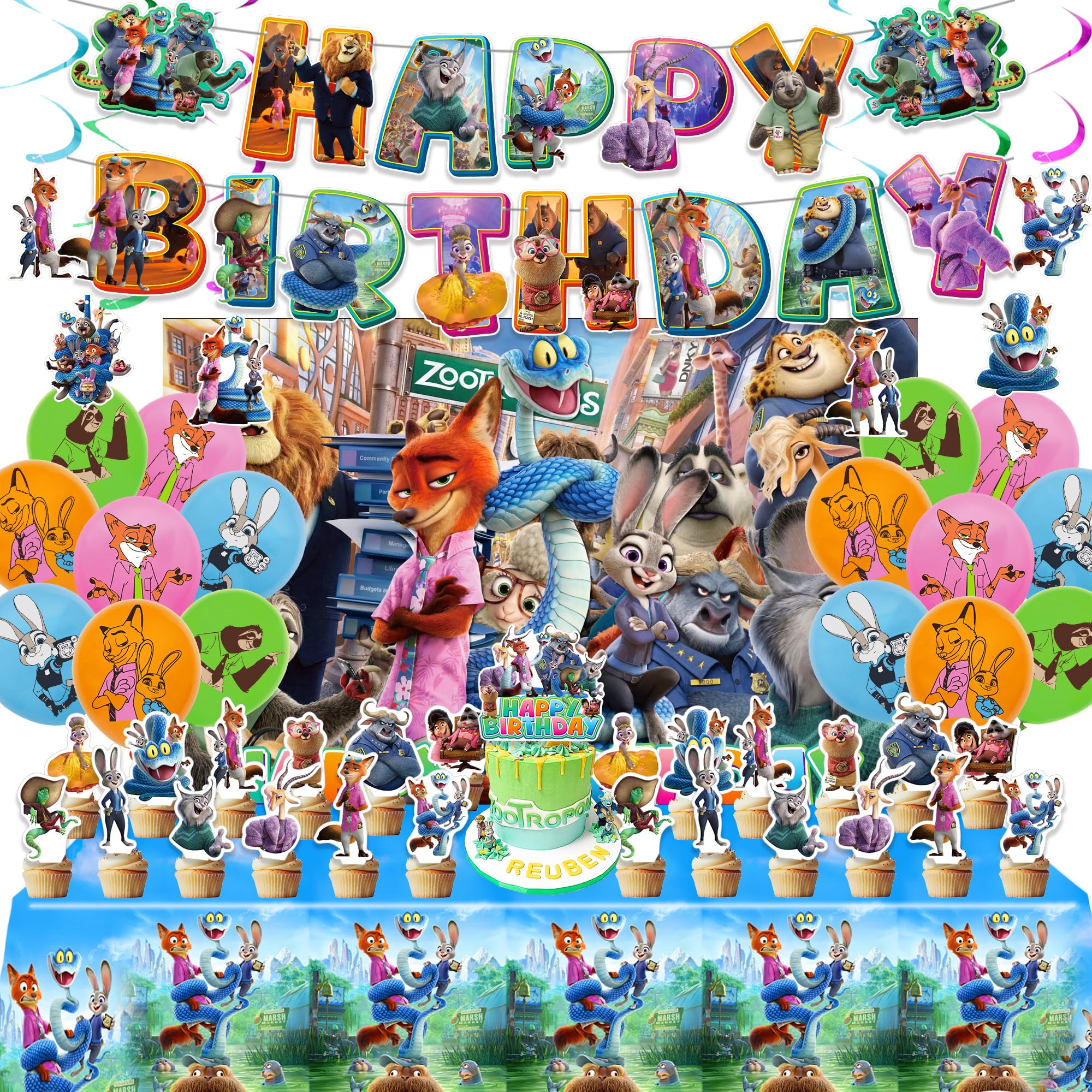手作り誕生日装飾セット Amazon.co.jp: 誕生日パーティーデコレーションセット - 背景幕(39