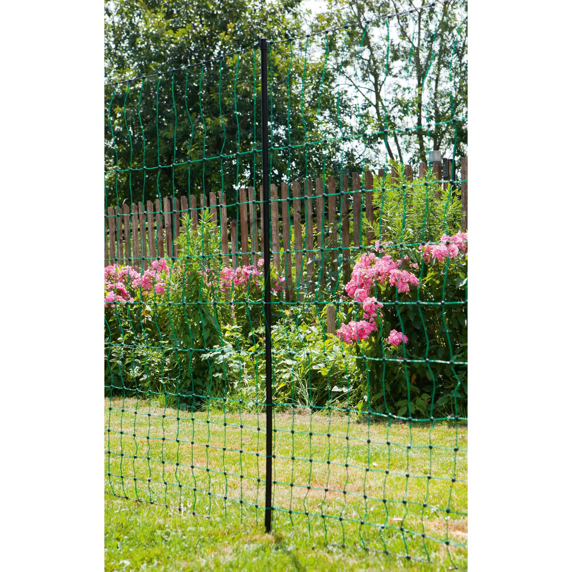 Kerbl Filet Double Pointe pour Élevage Volaille Vert 50 m x 112 cm S - non électrifiable
