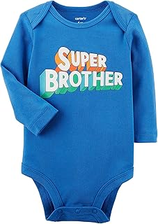 Body de manga larga para bebé, color azul