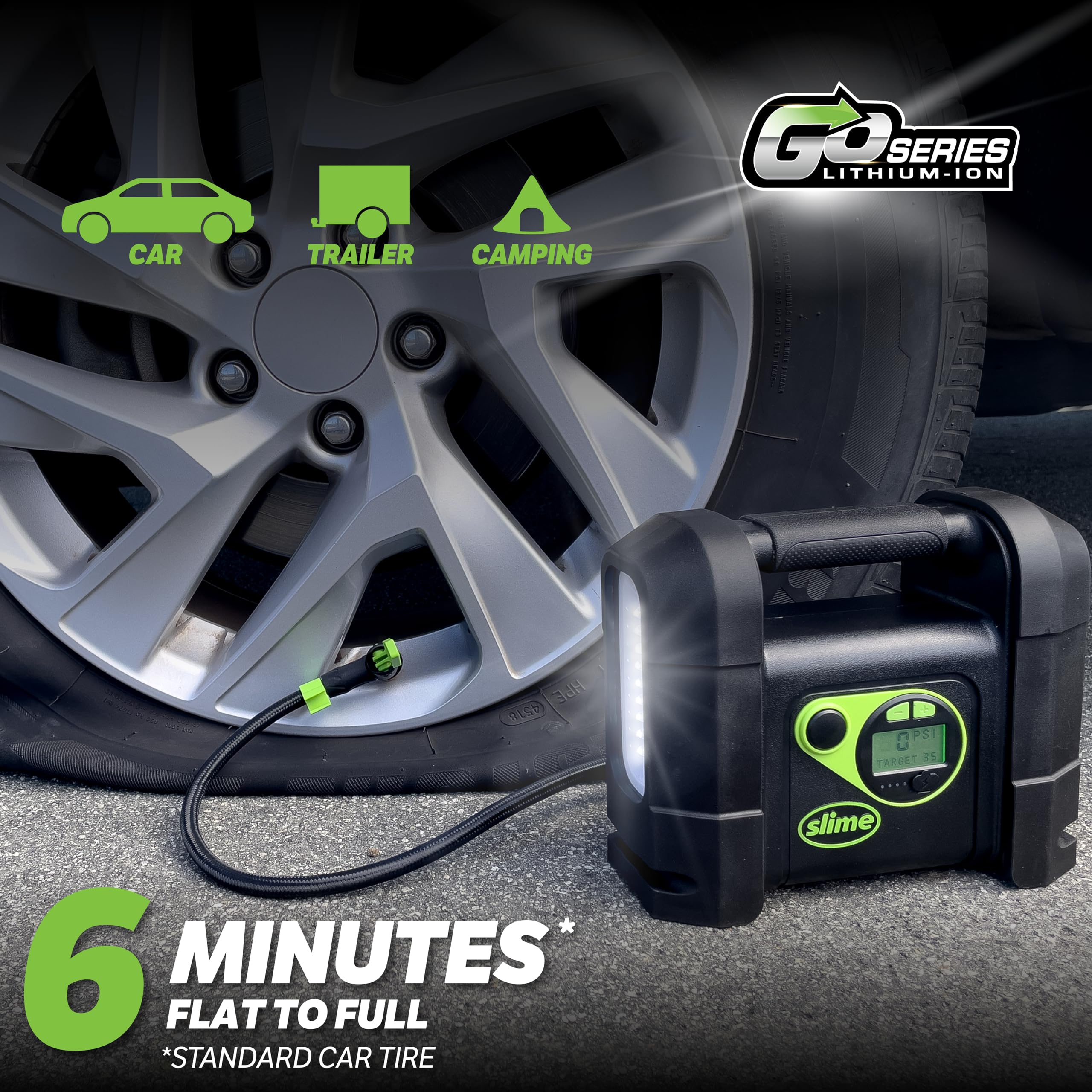 Rolair FC2002 2 HP Twin Stack Compressor with Overload Protection and Manual Reset