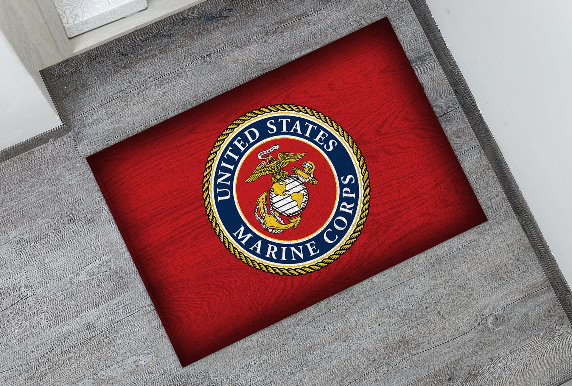 USMC アメリカ海兵隊　シンボル　ロゴ　レトロ　ラグ　カバー　172×114 Amazon.com: 7.62 Design USMC Logo 20