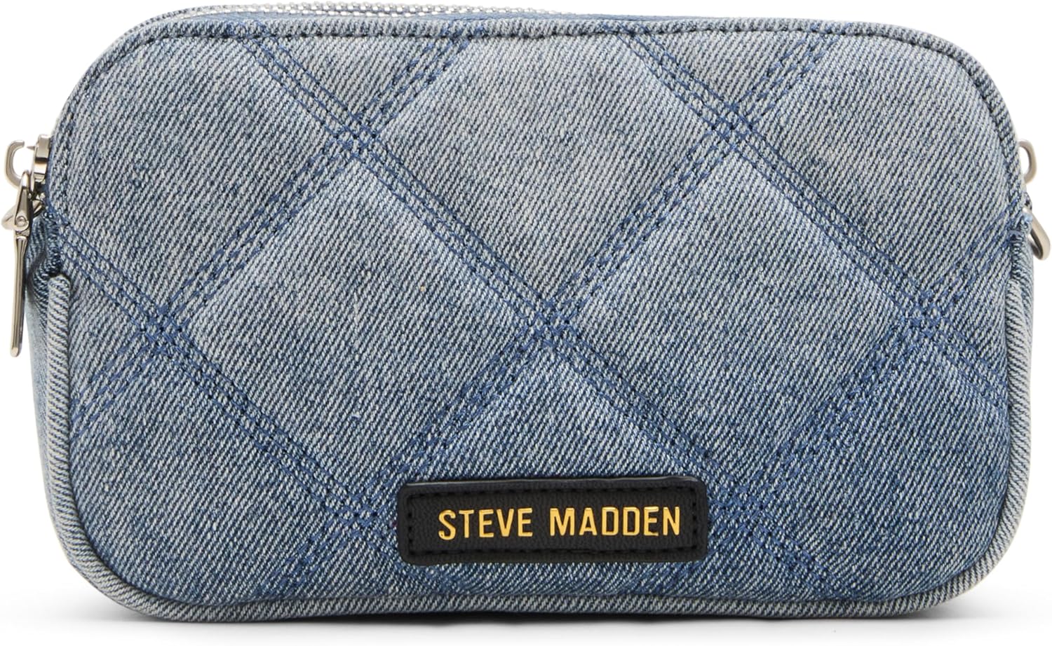 Steve Madden Daisy Ombre Quilted Crossbody, Light Denim