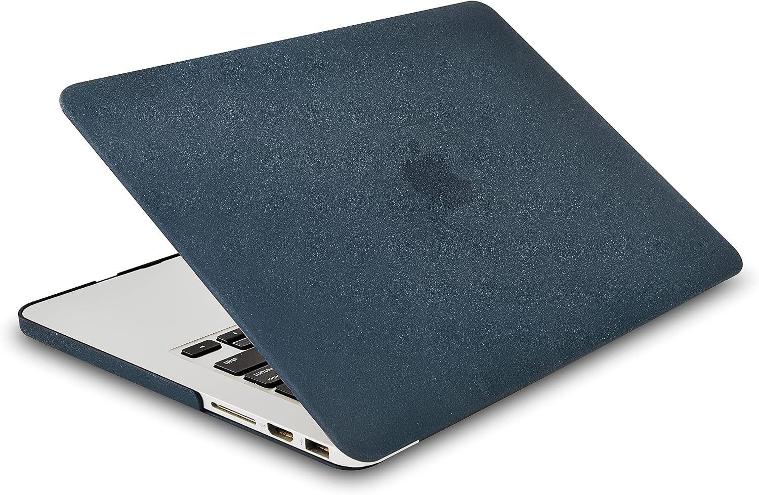 KECC Compatible with MacBook Air 13 inch Case (2010-2017 Release) A1369/A1466 Plastic Hard Shell + Keyboard Cover + Sleeve + Screen Protector (Matte Navy Green)