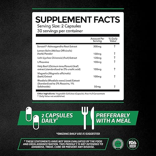Miniatura 3 de CortiSync | Reduce el cortisol | Aumenta la energía | Mejora el enfoque | Orgánico
