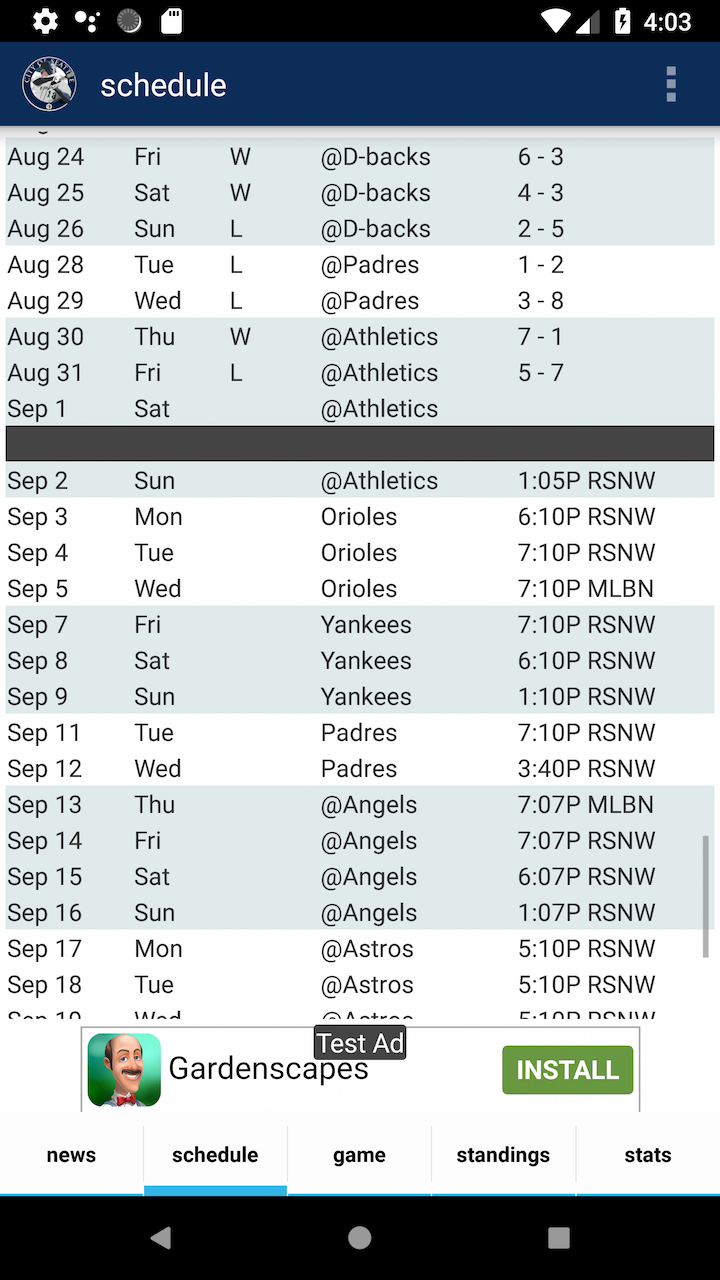 Seattle Baseball News - App on Amazon Appstore